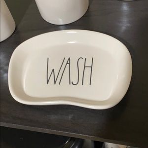 New Rae Dunn Wash ceramic soap dish